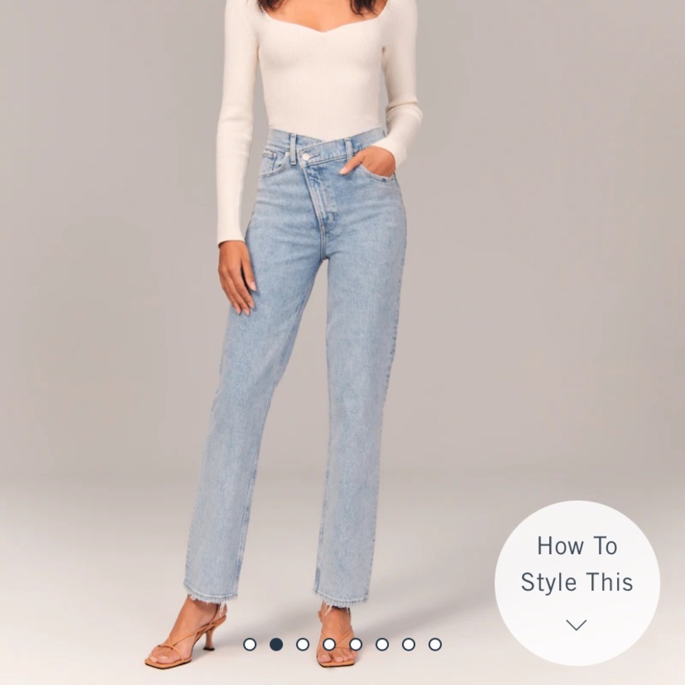 Abercrombie & Fitch 90s straight ultra high rise jeans